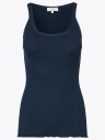 Rosemunde Belle Silk Top W/ Elastic Band Blå M