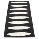 Pappelina Ella matte 70x150 cm black / vanilla
