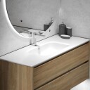 Korsbakken Orion Solid Surface Heldekkende Hvit Matt 120cm
