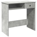  Skrivebord betonggrå 80x40x75 cm sponplate