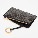 Calvin Klein Emblem Aop Top Zip Cardcase Black ONE SIZE