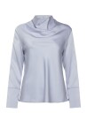 Ahlvar Gallery Ayumi Silk Blouse Blue XL