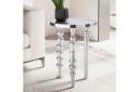 Sidebord Wohnling Metall Rund 44 cm med 3 Forskjellige Ben Moderne -
