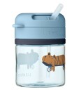 Liewood Pavia kopp med sugerør 28 cl Fun beach blue