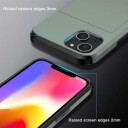 iPhone 14 Hybrid-deksel med Skyvekortspor Army Grøn