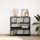  Bokhylle/romdeler svart 100x33x94,5 cm