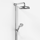 Hassel & Teudt Dusjstangsett HBR800 S01 ø21cm Rain Deluxe Med Easyclean Krom