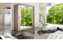 Westa Garderob 150x58x200 cm - Beige / Hvit