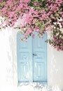 Pink Flower Door Plakat Plakat / 21x30cm
