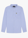 Lyle & Scott Plain Oxford Shirt Blå S