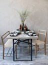 Chic Antique Limoges stol med flettet sete 41582-00