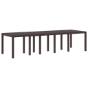  Hagebord Brun 300x100x73 cm Polyrotting