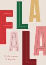 FaLaLa Christmas Season Plakat Plakat / 30x40cm