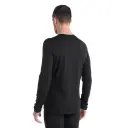 Icebreaker  M 200 Oasis LS Crewe 001 BLACK 3XL