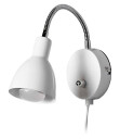 Lindby Amrei vegglampe, dimbar, hvit
