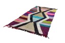 Marokkansk Boucherouite teppe 135 x 255 cm Størrelse: 135 x 255 cm