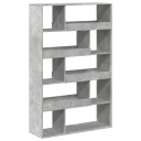 Bokhylle betonggrå 100x33x156,5 cm konstruert tre