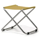 Fiam Chico fotpall senape aluminium/textilene