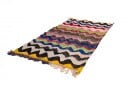Marokkansk Boucherouite teppe 125 x 245 cm Størrelse: 125 x 245 cm
