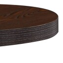 vidaXL Bistrobord mørkebrun 40 cm MDF