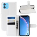iPhone 11 Lommebok-deksel med Magnetisk Lukning Hvit