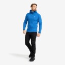 RevolutionRace Evolution Light Stretch Fleece Hoodie Herre Classic Blue Størrelse:M   Herre > Overdeler > Fleece & midlayers