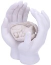 Forever Feline Katt i Beskyttende Hender Figur 18 cm