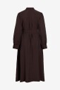 Vila - Skjortekjole viAlinia Carol L/S Midi Shirt - Brun