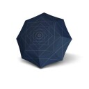 Knirps Duomatic T.200 Nuno Downpoor Windproof med automatisk åpning og lukking Blå