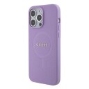 Guess Mobildeksel Saffiano MagSafe til iPhone 15 Pro Max 6,7" Lilla