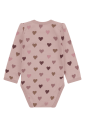 Hust&Claire ull Hust and Claire Baloo Hearts ull/bambus body Adobe Rose