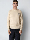 Clean Cut Copenhagen Stone Knit - Cream - XXL