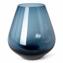 Magnor Rocks 22 cm Stormlykt/Vase Blå i Glass