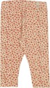 Wheat Jersey Leggings Beige Flowers (56 / 1 2 mnd)