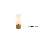 Bordlampe Woody   Tre/hvit