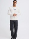 Blend Bhkemuel Graphic L/S Tee   White   XXXL