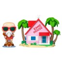Northix Dragon Ball Master Roshi-figur på Kame House 6-tommers samleobjekt