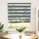  Sebragardin mørkegrå 110x150 cm stoff bredde 105,9 polyester