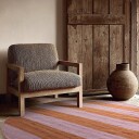 Rundt teppe   Garine oransje/rosa Størrelse: Ø 120 cm