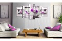 Bilde With Violet Accent 200x100 Artgeist sp. z o. o.