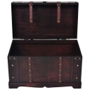 vidaXL Vintage skattekiste tre 66x38x40 cm