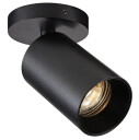 Antidark Spoton Circle takspot 1 lys GU10 - Svart