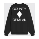 Marcelo Burlon Herre Gensere & Hettegensere Svart S,