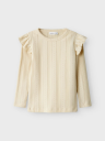 Name It Julia Long Sleeve Slim Top Beige 92
