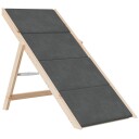 Vidaxl Hundetrapp Grå 105X47 cm Heltre Gran