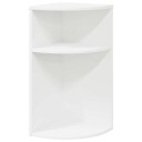 vidaXL Avlastningsbord Hvit 29,6 x 29,6 x 60 cm Konstruert tre