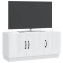  TV skap Hvit 99 x 34,5 x 47 cm Konstruert tre