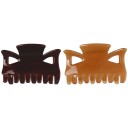 By Lyko Hair Clips Acrylic Bronzed Duo