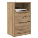  Nattbord med skuff Artisan Eik 40 x 30 x 467 cm Konstruert tre