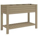 vidaXL Høybed lysebrun 110x45x79 cm polypropylen